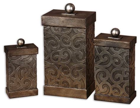 metal decorative boxes|small metal decorative containers.